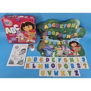 Vtg Nick Jr. Dora the Explorer ABC Board Game Milton Bradley 2006 100% Complete